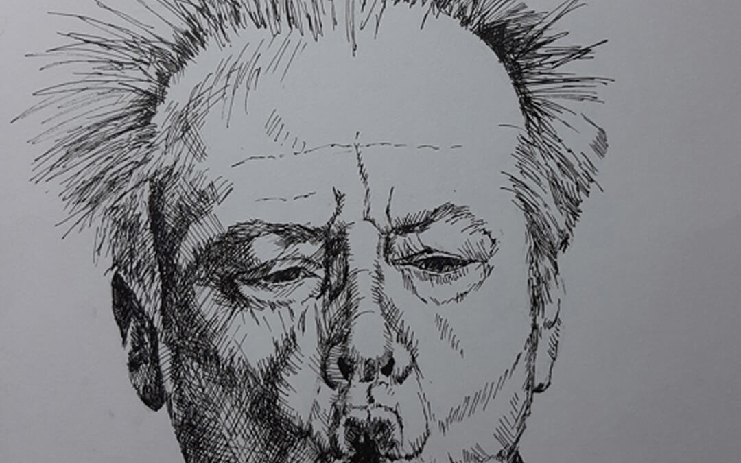 Sketchbook, Ring, pen and ink