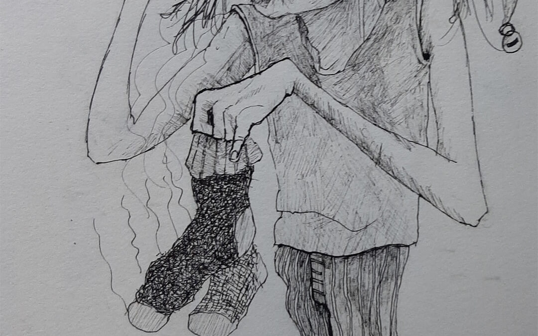 Sketchbook, Ripe, pen and ink
