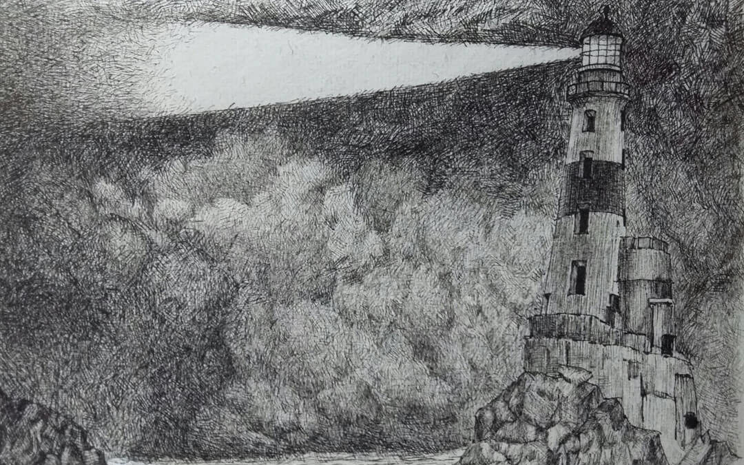 Sketchbook, Slice, pen and ink