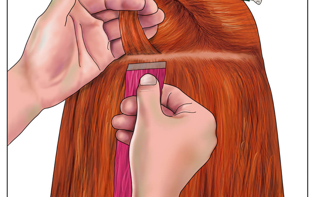 hair extensions, private client, digital