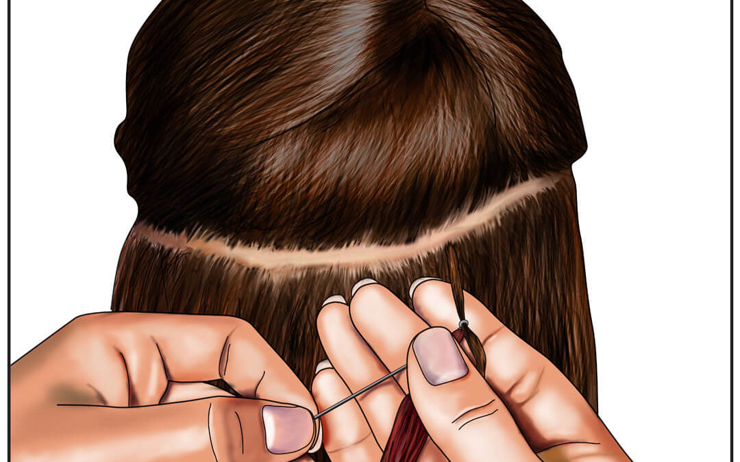 hair extensions 3, private client, digital