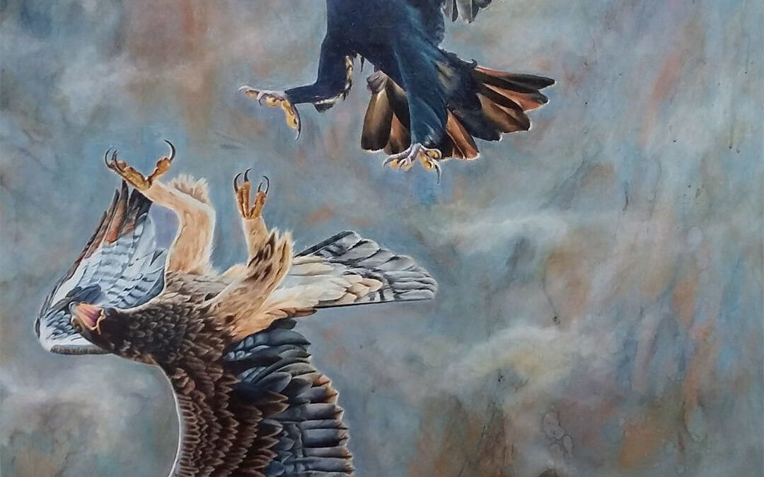 the Ousting of Jono, Oil painting